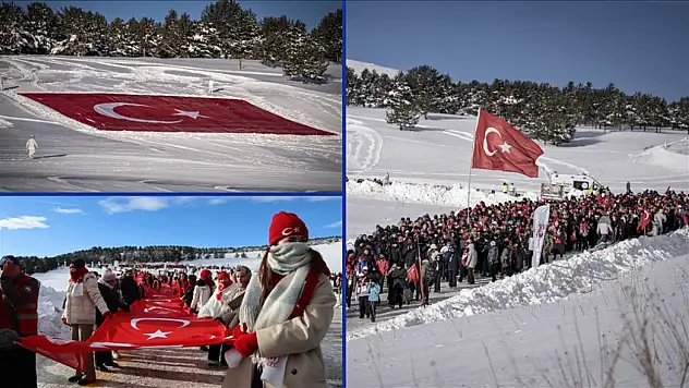 Binlerce kişi Sarıkamış'ta şehitlerin izinde yürüdü