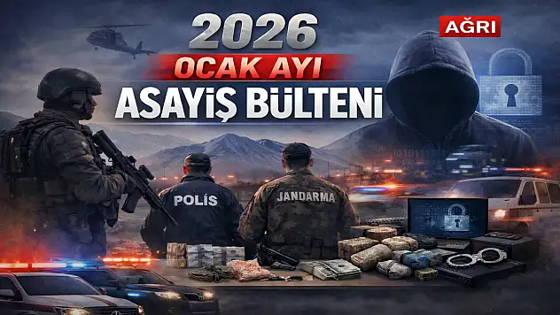 Bir ayda 27 operasyon! Ağrı'nın güvenlik tablosu açıklandı