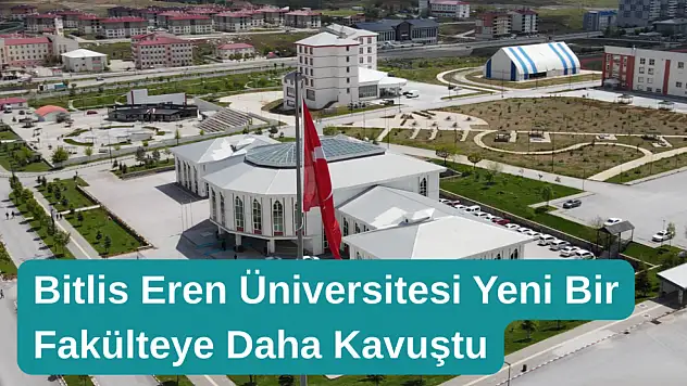 Bitlis Eren Üniversitesi'ne Spor Bilimleri Fakültesi Müjdesi