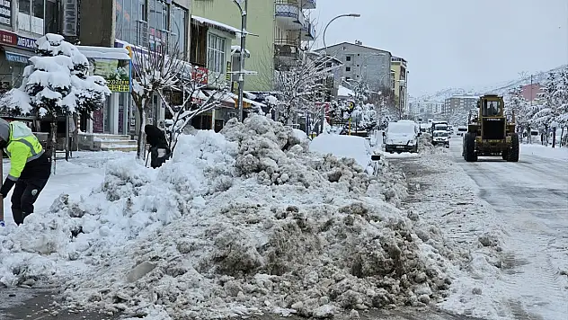 Bitlis'te karla mücadele çalışmaları devam ediyor