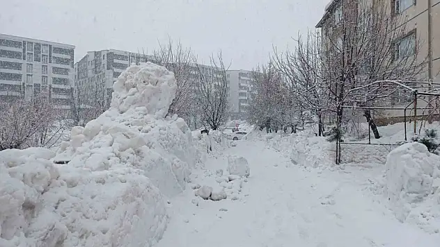 Bitlis'te yağmur durdu, kar kısa sürede bastırdı