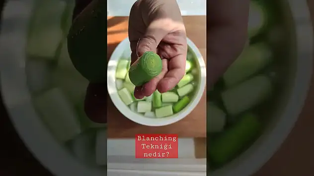 Blanch Etmek Ne Demek?