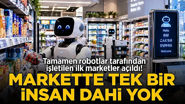Bu marketlerde kasiyer yok, çalışan yok: Marketleri artık robotlar işletiyor