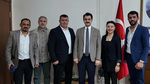 Büyük Turan Devletleri Teşkilatı Derneği'nden Kaymakam Yılmaz'a Ziyaret