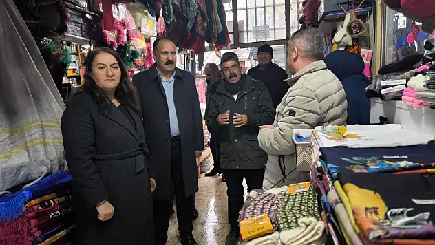 Çaldıran'da 'Ekmek ve Barış İçin' Kampanyası Kapsamında Esnaf Ziyaretleri
