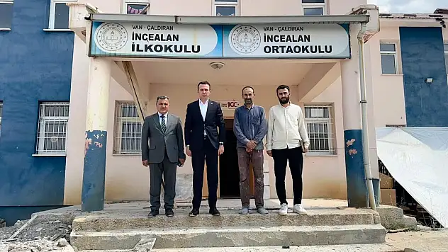 ÇALDIRAN KAYMAKAMI SÜLEYMAN BAKAN, EĞİTİM YATIRIMLARINI İNCELEDİ