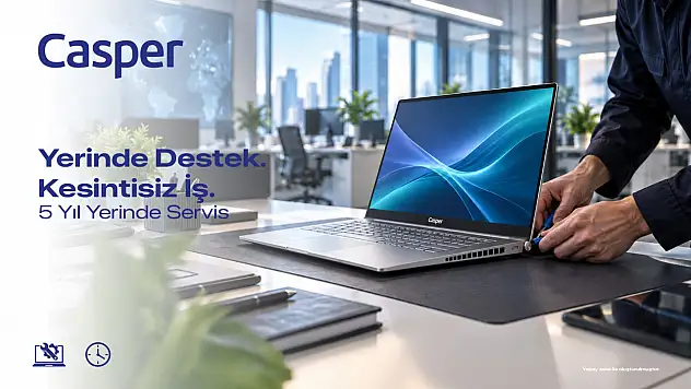 Casper kurumsal müşteriler için yerinde servis süresini 5 yıla çıkardı
