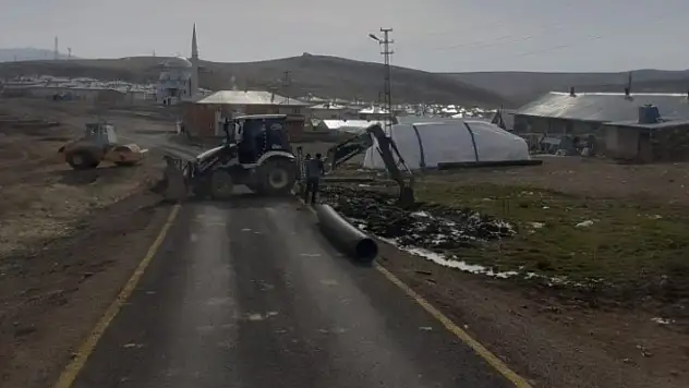Çat Belediyesi'nden Kış Hazırlıkları: Yukarı Çat Mahallesi'nde Çalışmalar Tamamlandı