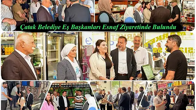 Çatak Belediye Eş Başkanlarından Esnafa Ziyaret