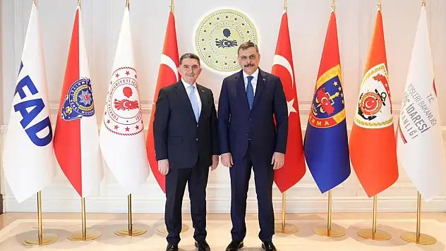 Çelebi'den İçişleri Bakanı Çiftçi'ye ziyaret