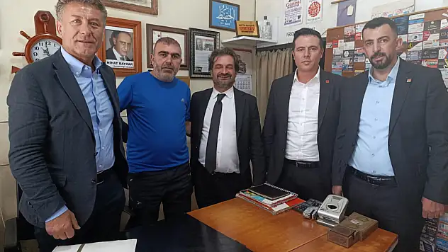 CHP heyetinden Karaköse Haber Doğubayazıt Temsilciliği'ne ziyaret