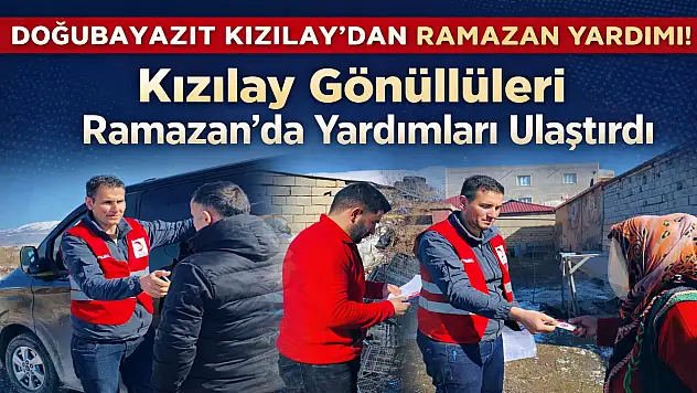 Dayanışma ayında yardımlar kapı kapı ulaştı