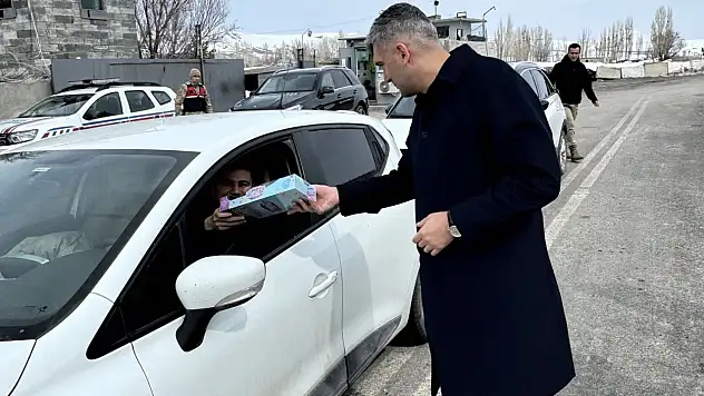 Diyadin'de bayram öncesi trafik denetimi
