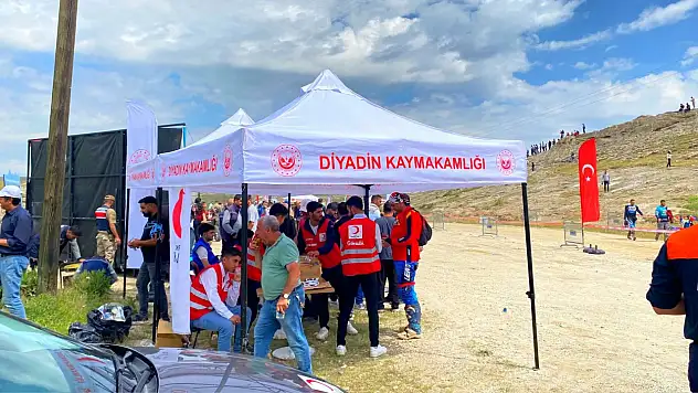 Diyadin'de Enduro Şampiyonası'na Kızılay ve SYDV'den destek