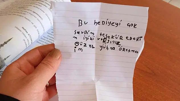 Diyadin'de öğretmen ve öğrencisinden yürek ısıtan hikâye