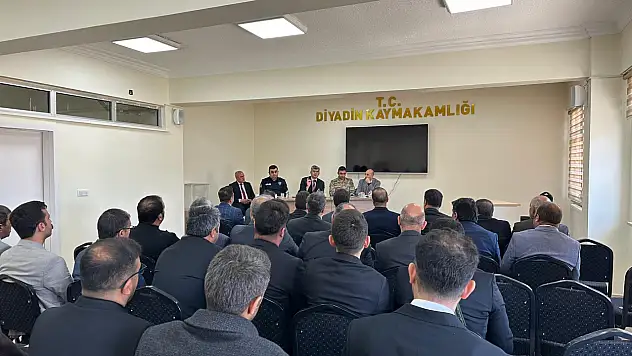 Diyadin'de okul güvenliği toplantısı gerçekleştirildi