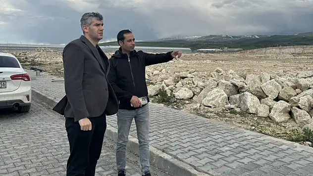 Diyadin'de Sera OSB çalışmalarını Kaymakam Korkusuz yerinde inceledi