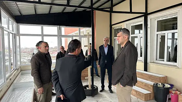 Diyadin'de 'Tarım Sınıfı' çalışmaları yerinde incelendi