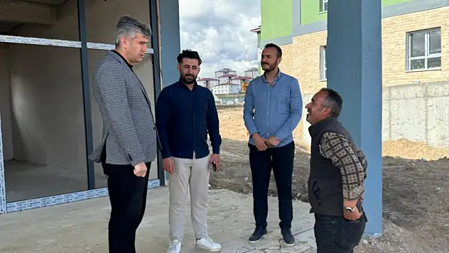 Diyadin'de TOKİ konutları yükseliyor