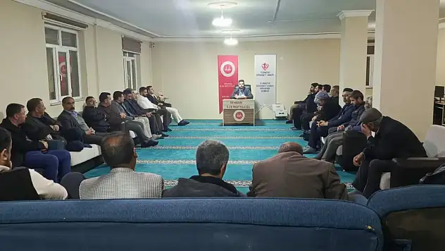 Diyadin'de vatandaşlar manevi sohbette buluştu