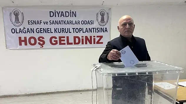 Diyadin esnafı sandıkta kararını verdi