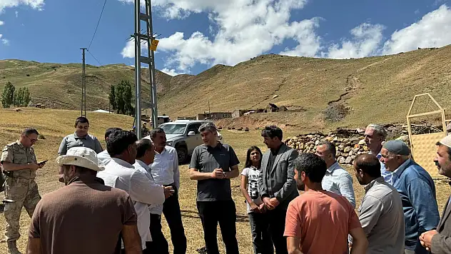 Diyadin Kaymakamı Korkusuz köy halkının sorunlarını yerinde dinlendi