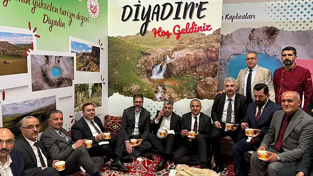 Diyadin standı Ağrı Tanıtım Günleri'nde yoğun ilgi gördü