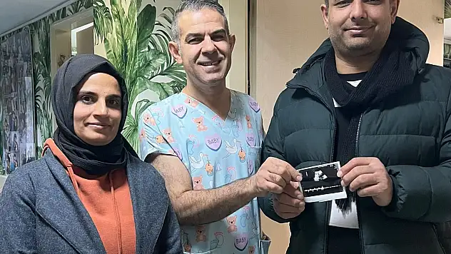 Diyarbakır'da çocuğu olmaz denilen çift gebelik müjdesi aldı