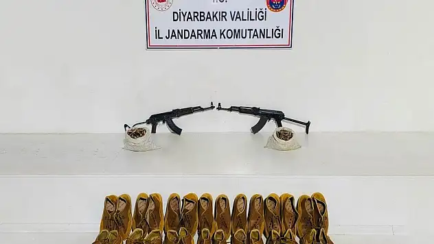 Diyarbakır'da terör örgütüne ait mühimmat ve malzemeler ele geçirildi