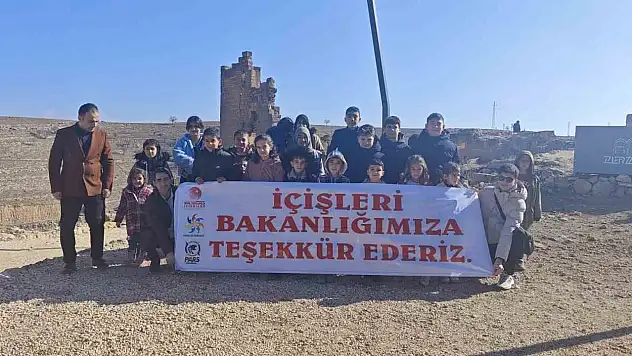 Diyarbakır'ın Zerzevan Kalesi'nde çocuklar tarihle buluştu
