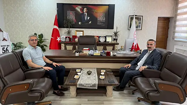 Doğubayazıt Başsavcısı Eren Öztaş'tan veda ziyareti