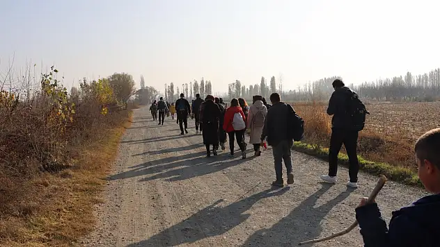 Doğubayazıt Dağcıları bu haftaki rotalarını İrem Bağları'na çevirdi