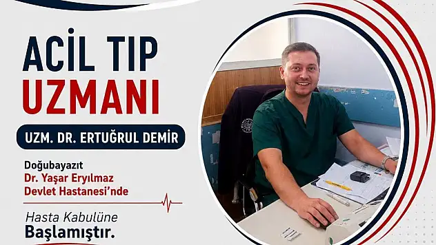 Doğubayazıt Dr. Yaşar Eryılmaz Devlet Hastanesi kadrosu güçleniyor