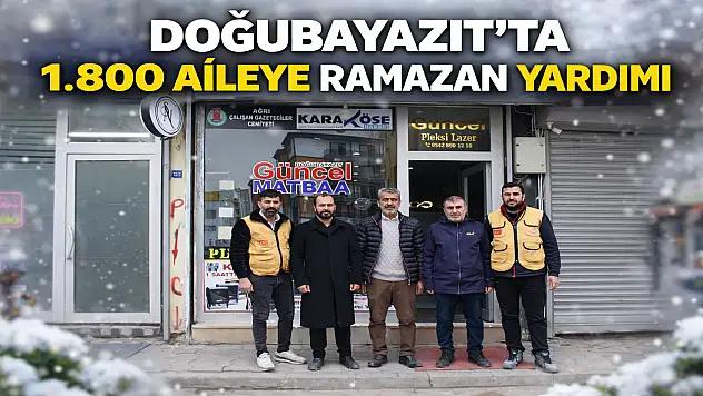 Doğubayazıt İyilik Derneği faaliyetlerini Karaköse Haber'e anlattı