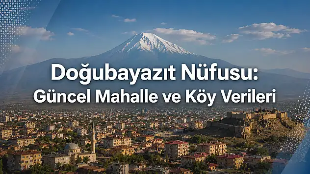 Doğubayazıt Nüfusu, Güncel Mahalle, Köy Verileri