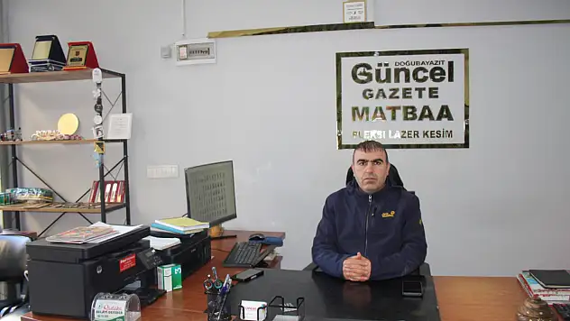Doğubayazıt'ta basının emektar ismi: Metin Baydar