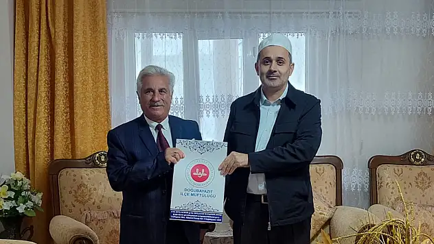 Doğubayazıt'ta gaziler, evlerinde ziyaret edildi
