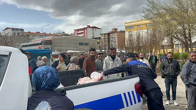 Doğubayazıt'ta et ürünlerine yönelik ortak denetim gerçekleştirildi