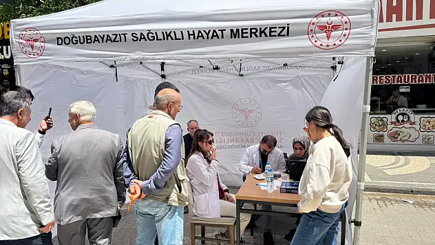 Doğubayazıt'ta sağlıklı yaşam için sahaya inildi