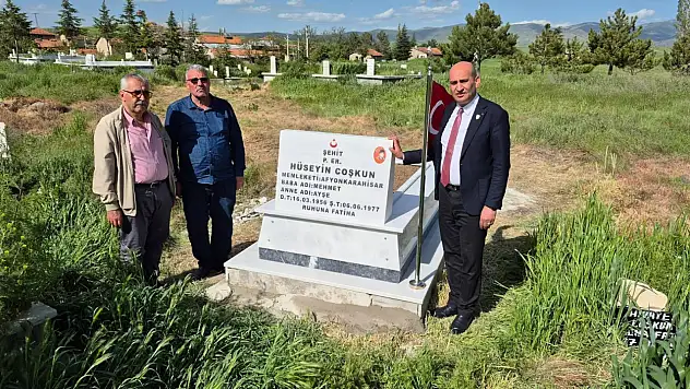 Doğubayazıt'ta şehit olan askerin kabri 49 yıl sonra düzenlendi
