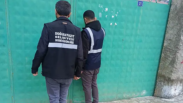 Doğubayazıt'ta su tasarrufu için kapı kapı bilgilendirme