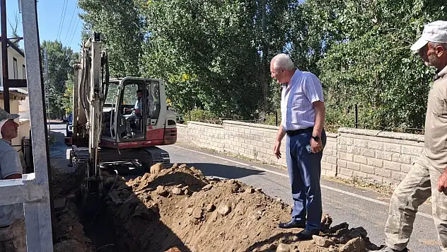 Eleşkirt'te Karşıyaka Mahallesi doğalgaza kavuşuyor