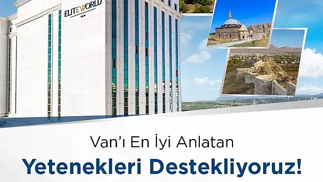 Elite World Van Oteli, birincilik ödülü sponsoru oldu