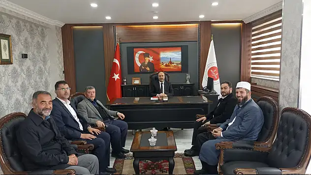 Emekli müftü Fuat Altındaş'tan İl Müftüsü İlhan'a ziyaret
