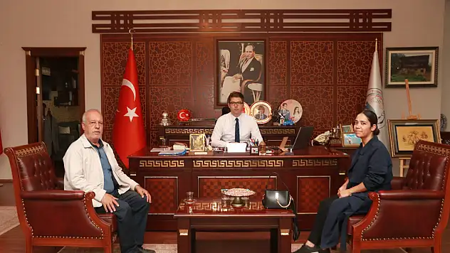 Erciş Kaymakamı Karaloğlu, iş insanı Boğa ile ilçenin ekonomik gelişimini görüştü