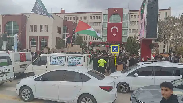 Erciş'te Filistin İçin Yürüyüş: Halı Yıkamacılar ve Sivil İnisiyatif Bir Araya Geldi!