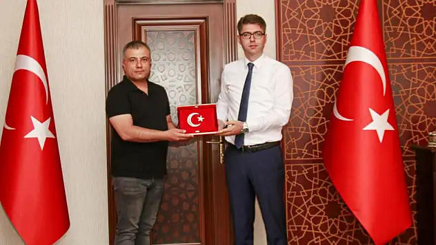 Erciş'te Topçu Yarbay YURTOĞULLARI için veda ziyareti düzenlendi