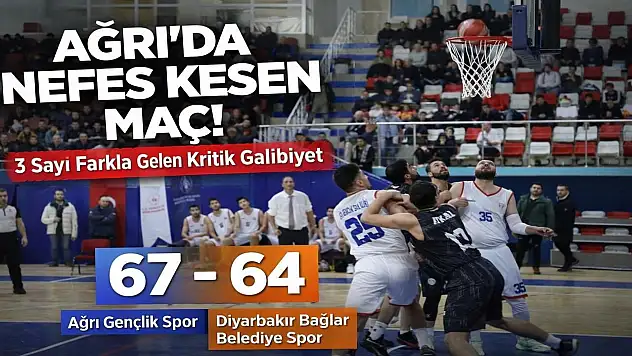Erkekler Bölgesel Basketbol Ligi'nde Ağrı rüzgarı esti