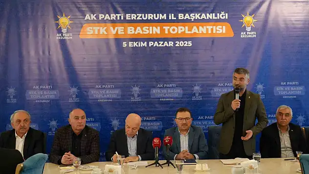 Erzurum'da AK Parti, STK ve Basın Buluşması ile Halkla İletişimi Güçlendirdi
