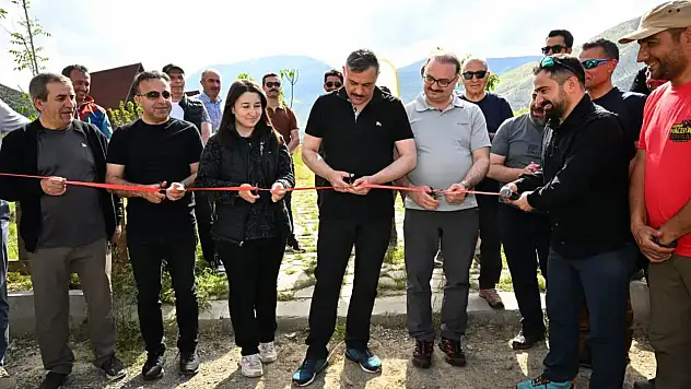 Erzurum'da alternatif doğa sporları için yeni kamping alanı açıldı